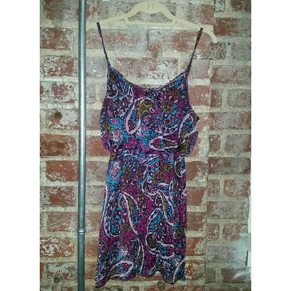 Wet Seal purple spaghetti strap dress size small